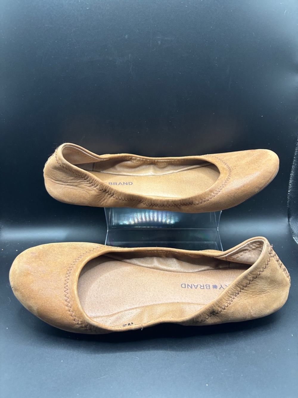 Lucky Brand Brown Leather Ballet Flats - Picture 6 of 6